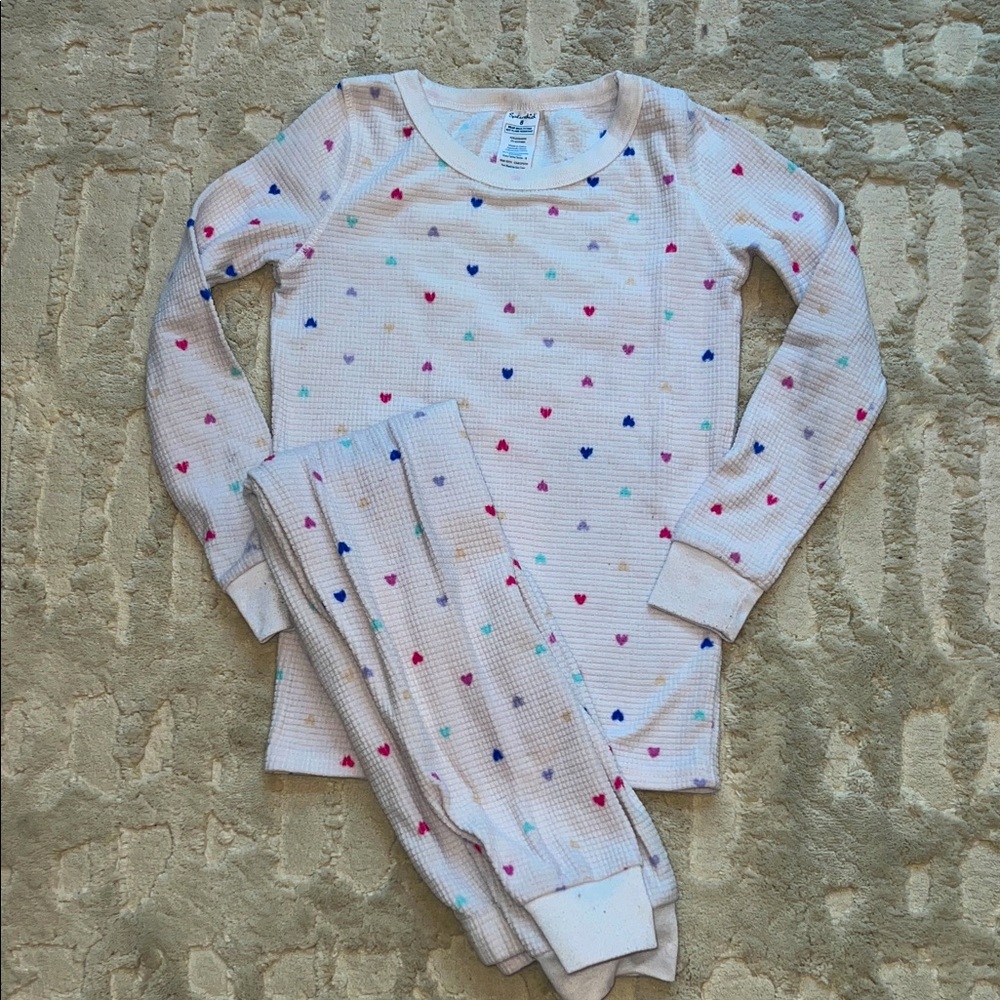 Splendid Multicolor Heart Pajama Set 8